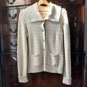 Banana Republic cable knit cardigan
